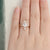 3pcs Vintage Style Bridal Ring Set, Oval Cut Center Stone