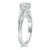 Asscher Cut Lab Diamond Engagement Ring, Classic Style with Split Shank