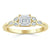 Asscher Cut Lab Diamond Engagement Ring, Vintage Style