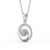 Circle Shaped Pendant 0.35ct