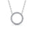 Circle Shaped Pendant 0.35ct