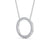 Circle Shaped Pendant 0.40ct