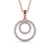 Circle Shaped Pendant 0.55ct