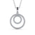 Circle Shaped Pendant 0.55ct