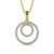 Circle Shaped Pendant 0.55ct
