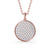 Circle Shaped Pendant 0.60ct
