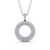 Circle Shaped Pendant 0.75ct