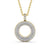 Circle Shaped Pendant 0.75ct