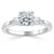 Cushion Cut Lab Diamond 3 Stone Engagement Ring