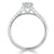 Cushion Cut Lab Diamond Engagement Ring, Classic Style