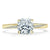 Cushion Cut Lab Diamond Engagement Ring, Classic Style