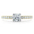 Cushion Cut Lab Diamond Engagement Ring, Classic Style