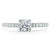 Cushion Cut Lab Diamond Engagement Ring, Classic Style