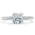 Cushion Cut Lab Diamond Engagement Ring, Classic Style