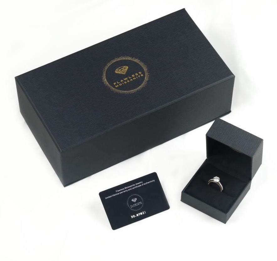Cushion Cut Lab Diamond Shoulder Set Ring With Hidden Halo