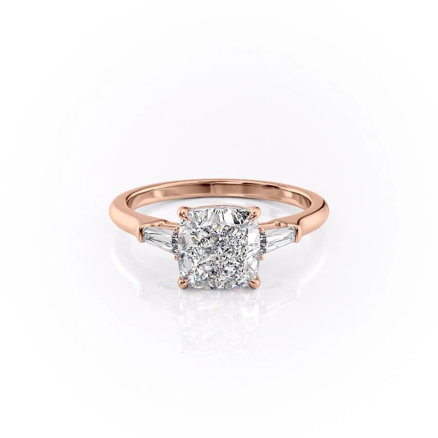 Cushion Cut Lab Diamond, Traditional Classic Design