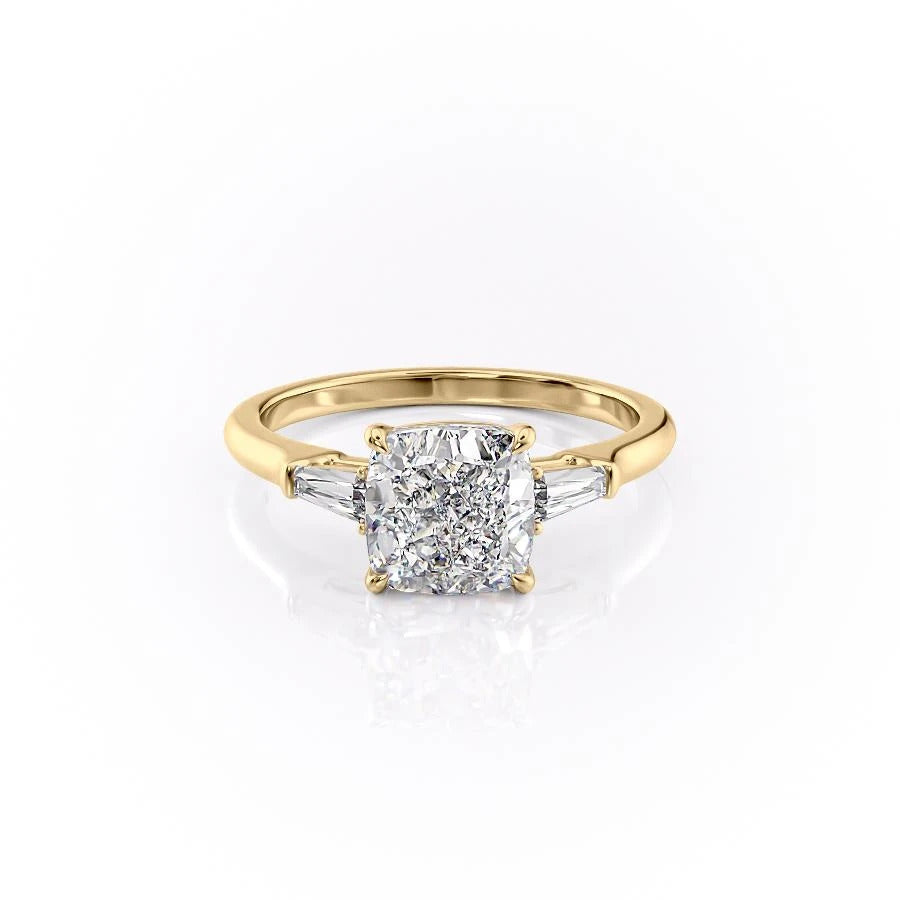 Cushion Cut Lab Diamond, Traditional Classic Design