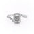 Cushion Cut Lab Diamond Twist Ring