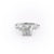 Cushion Cut Lab Diamond With Hidden Halo And Side Stones
