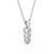 Drop 3 Stone Pendant 0.75ct