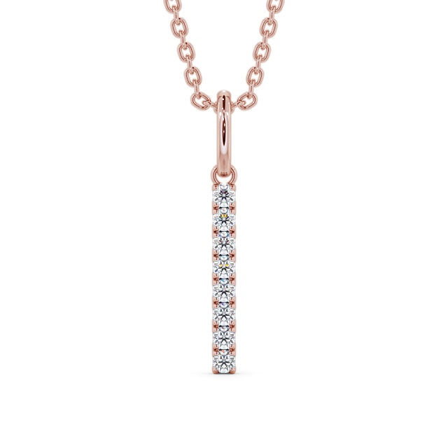 Drop Bar Pendant 0.20ct