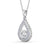 Drop Halo Pendant 1.30ct