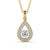 Drop Halo Pendant 1.30ct