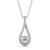 Drop Halo Pendant 1.35ct