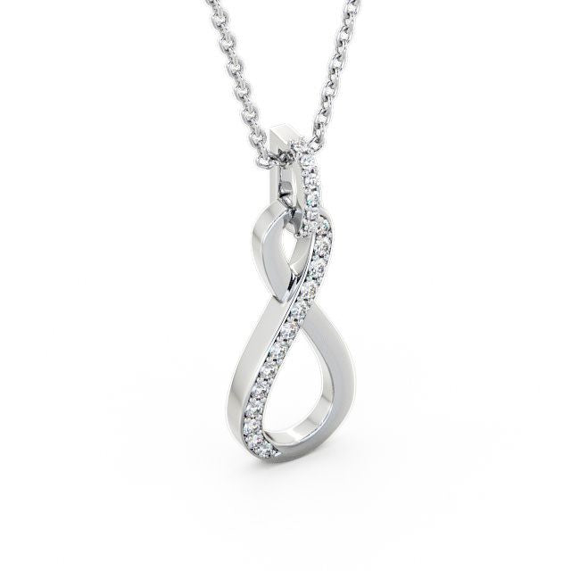 Drop Infinity Pendant 0.35ct