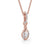 Drop Vintage Style Pendant 0.55ct