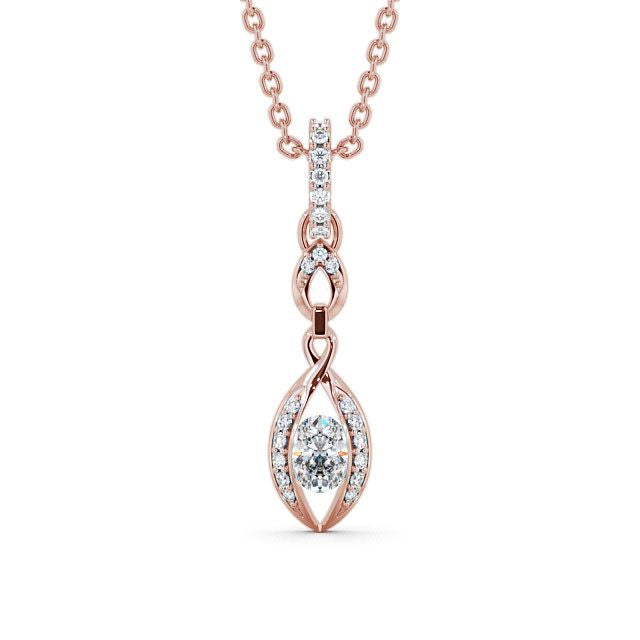 Drop Vintage Style Pendant 0.55ct