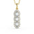 Drop Vintage Style Pendant 1.85ct