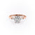 Elongated Cushion Cut Lab Diamond, Traditional Classic Design