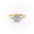 Elongated Cushion Cut Lab Diamond With Side Stones