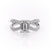Emerald Cut Lab Diamond Criss-Cross Design