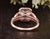 Emerald Cut Lab Diamond Engagement Ring, Floral Art Deco Halo Design