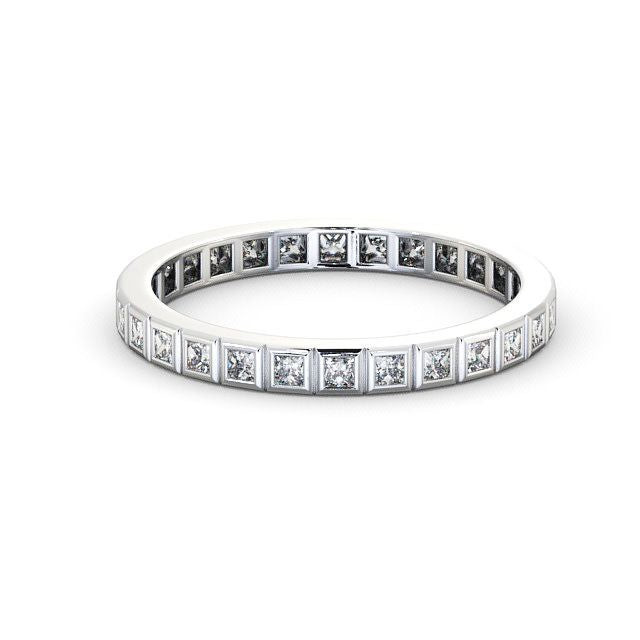 Full Eternity Ring, Princess Cut Vintage Design