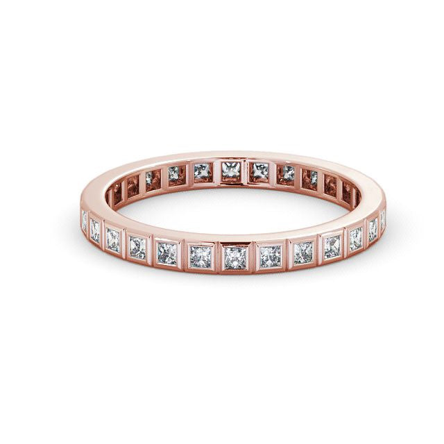 Full Eternity Ring, Princess Cut Vintage Design