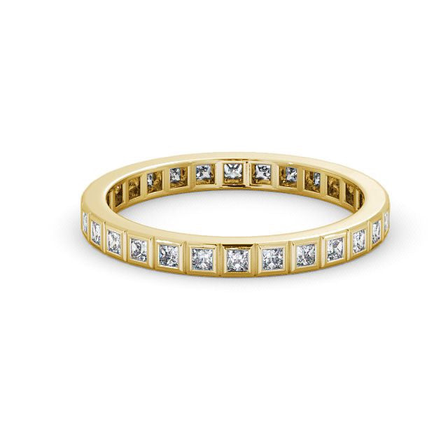 Full Eternity Ring, Princess Cut Vintage Design
