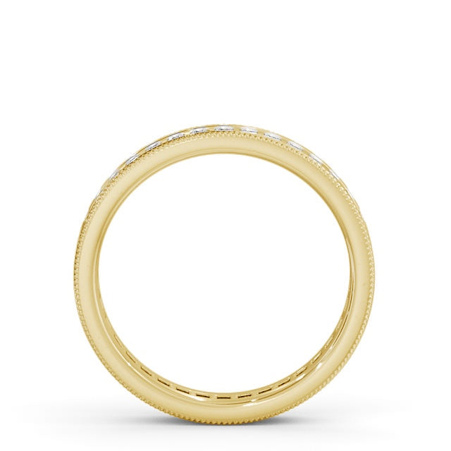 Full Eternity Ring, Round Cut, Milgrain Edge