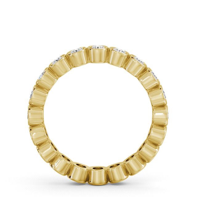 Full Eternity Ring, Round Cut Rub-Over Setting