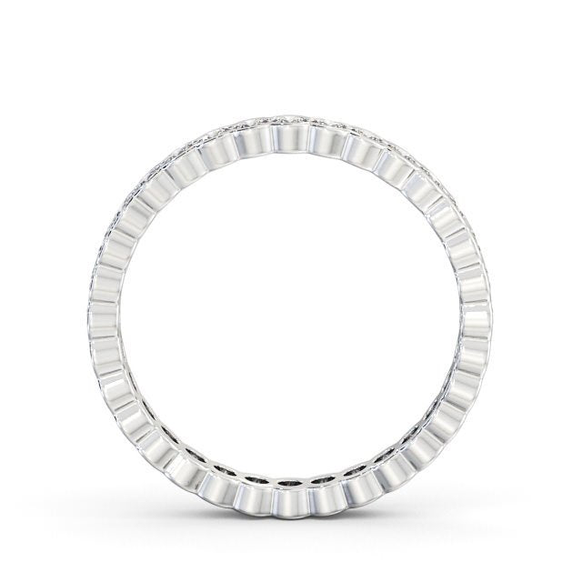 Full Eternity Ring, Round Cut Rub Over Setting