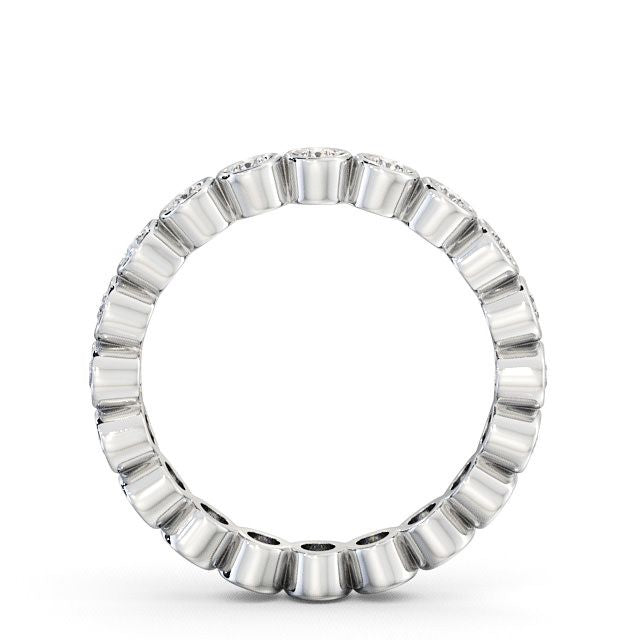 Full Eternity Ring, Round Cut Rub-Over Setting