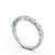 Half Eternity Ring, Cherry Blossom Vintage Design