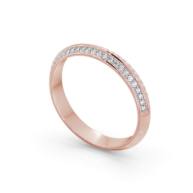 Half Eternity Ring, Double Edged Round Cut
