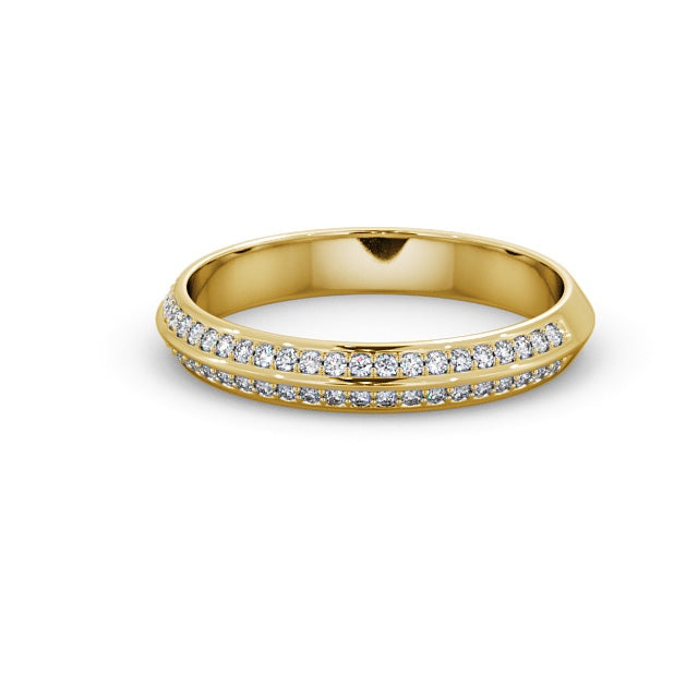 Half Eternity Ring, Double Edged Round Cut