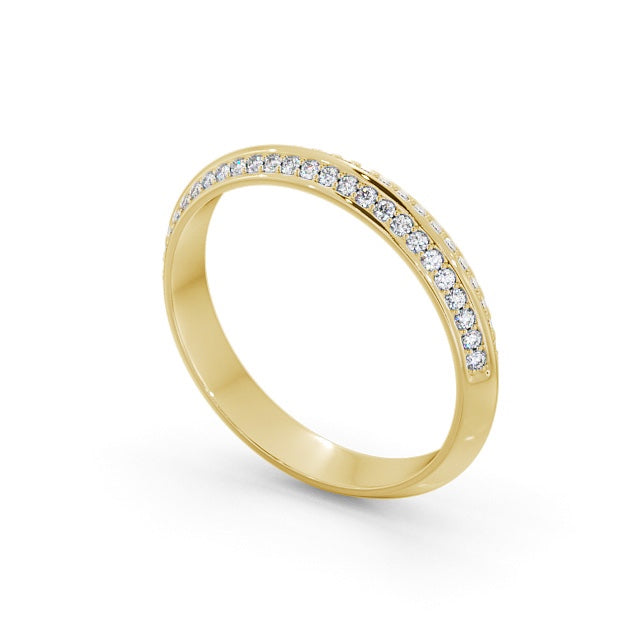 Half Eternity Ring, Double Edged Round Cut