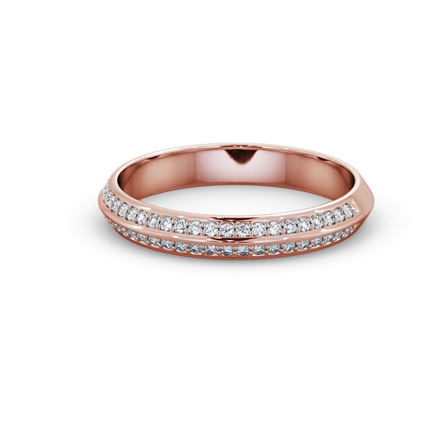 Half Eternity Ring, Double Edged Round Cut