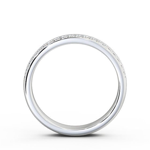 Half Eternity Ring, Offset Round Cut Stones