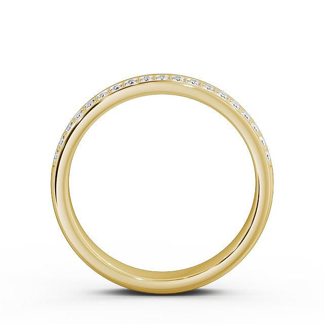 Half Eternity Ring, Offset Round Cut Stones